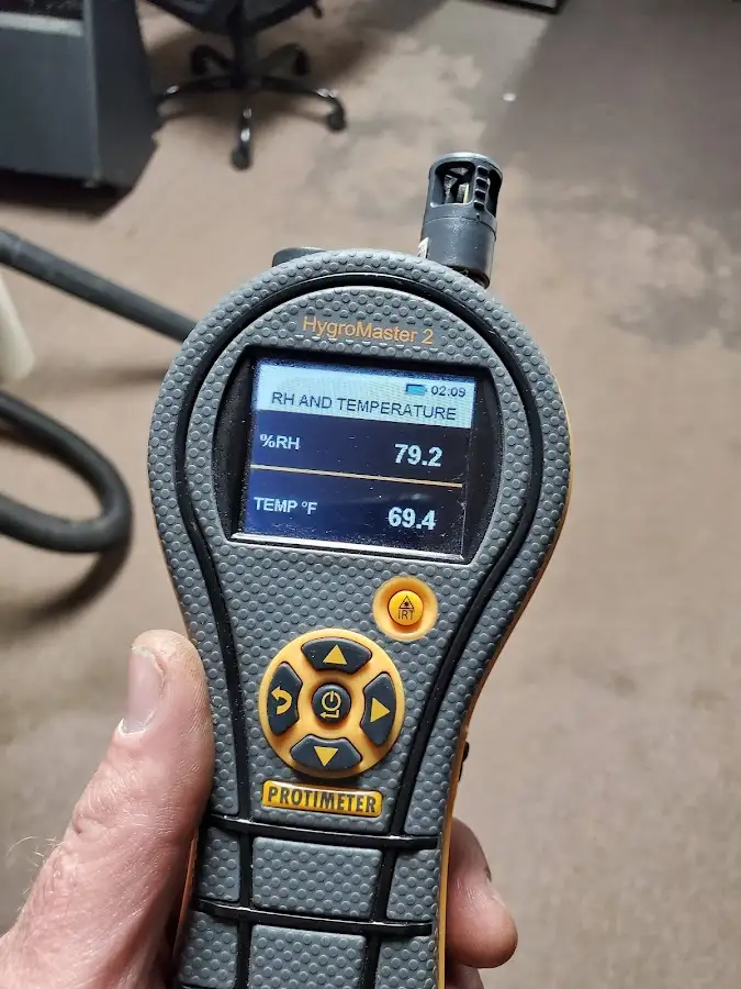Moisture meter humidity assessment for Mold Remediation & Removal in Robeson